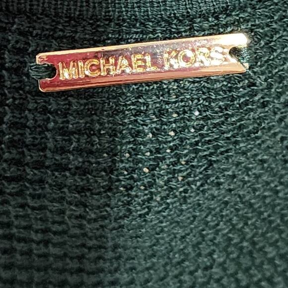 Michael Kors hunter Green button trim thermal sweater plus size 3X new - Picture 6 of 7